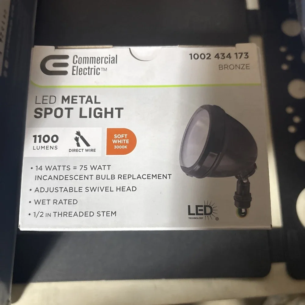 SPTM-1401 14W 1100L CE Bronze Hardwired LED Landscape Flood Light